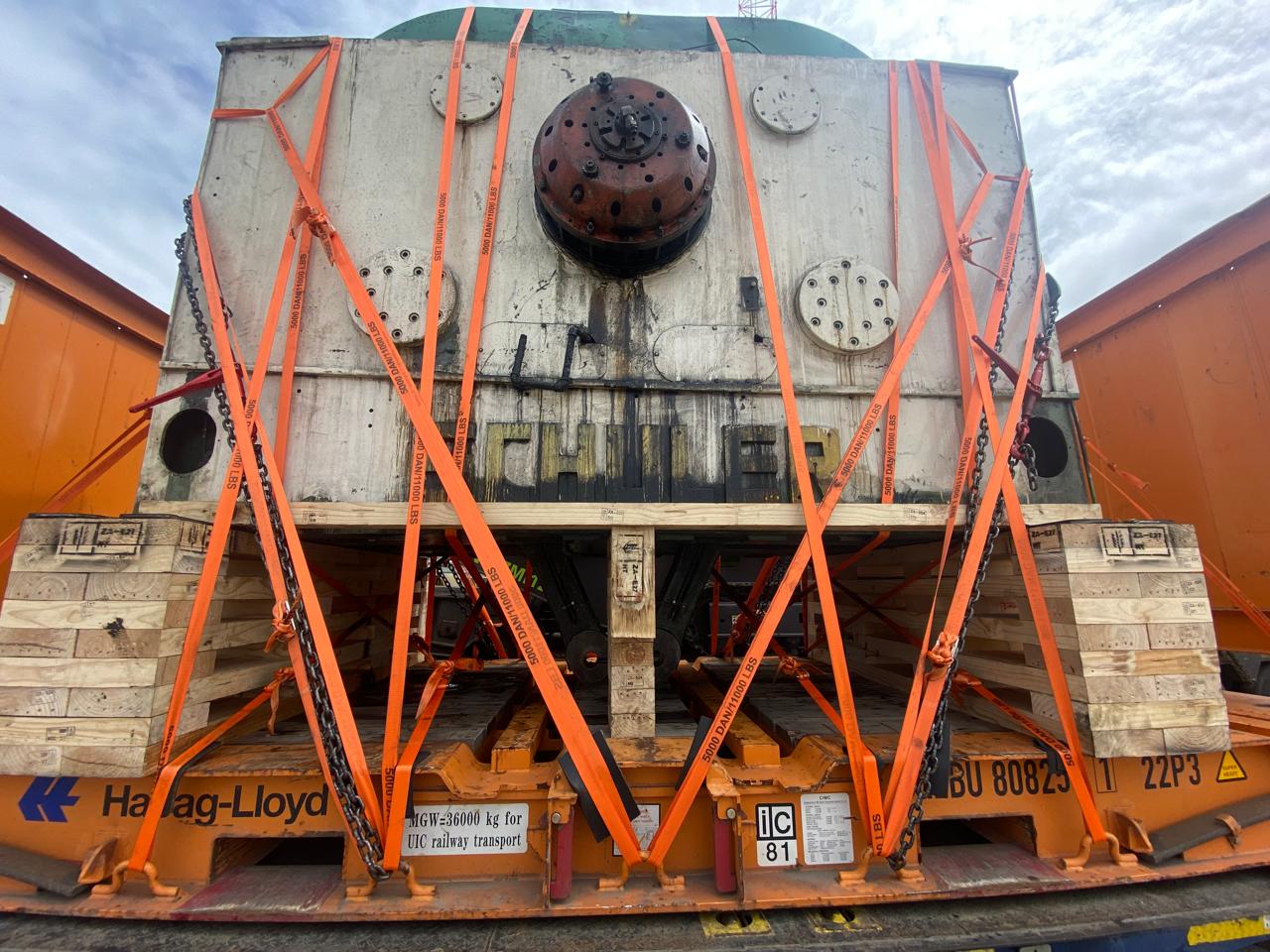 WISTS out-of-gauge automotive mechanical press equipment move — view 7